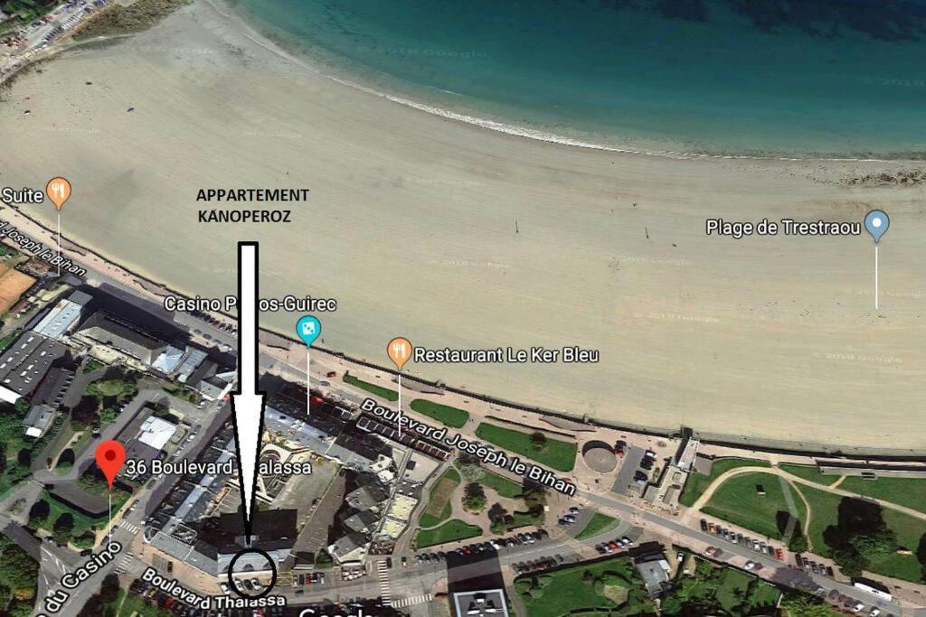 Kanoperoz-Plage De Trestraou Perros-Guirec Exterior photo