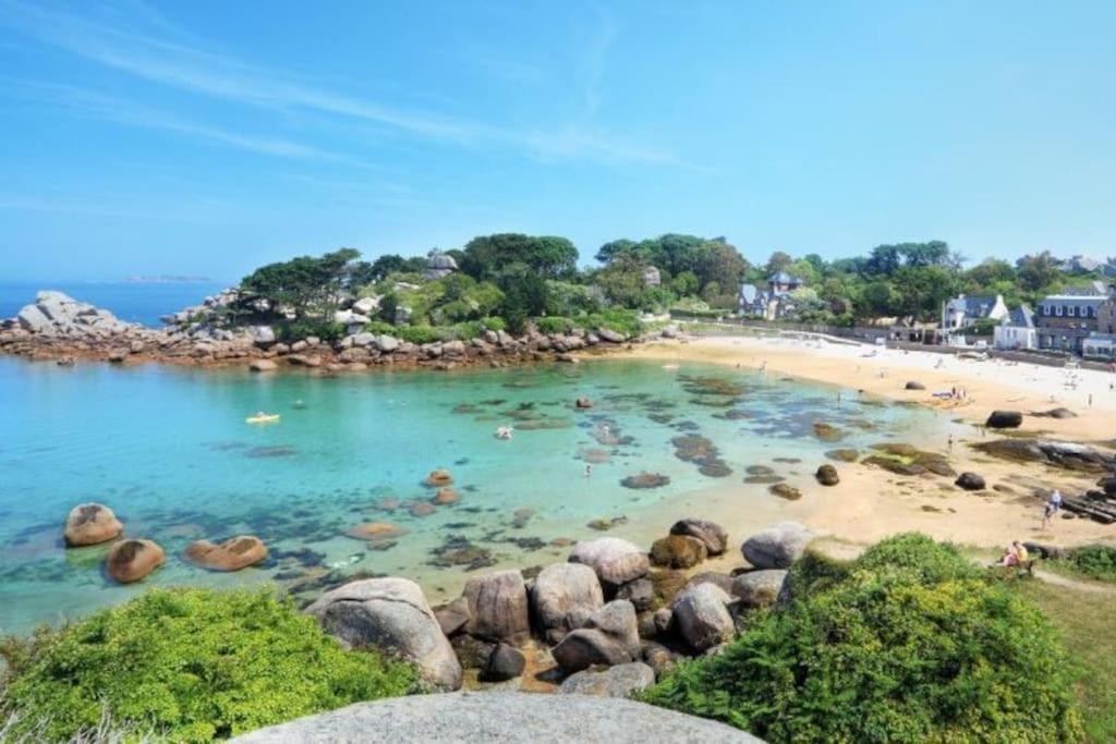 Kanoperoz-Plage De Trestraou Perros-Guirec Exterior photo